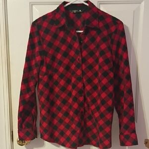 Riders by Lee Red and Black Checkered Shirt